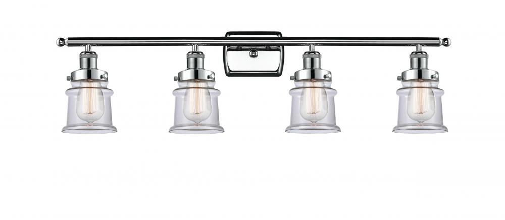 Canton - 4 Light - 36 inch - Polished Chrome - Bath Vanity Light