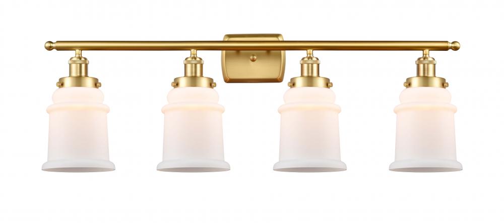 Canton - 4 Light - 36 inch - Satin Gold - Bath Vanity Light