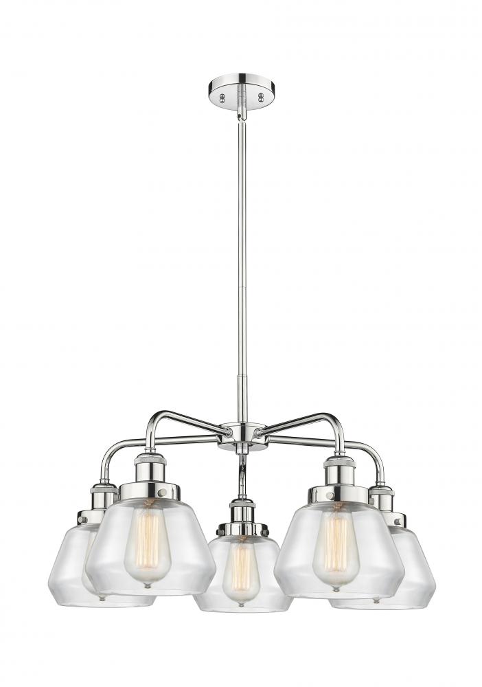 Fulton - 5 Light - 26 inch - Polished Chrome - Chandelier