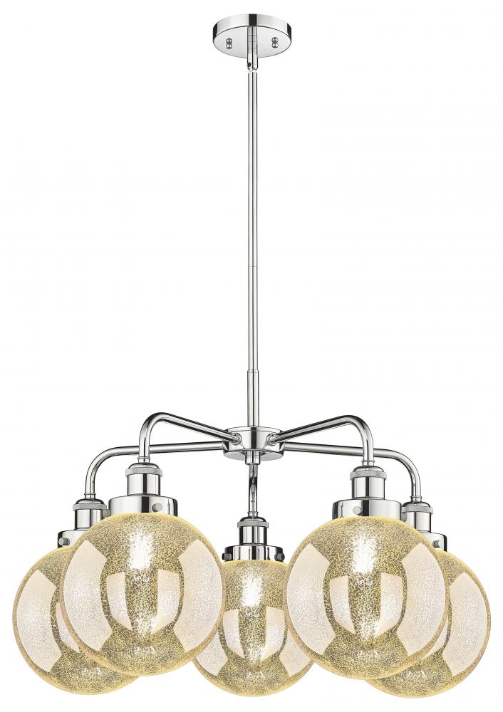 Beacon - 5 Light - 27 inch - Polished Chrome - Chandelier