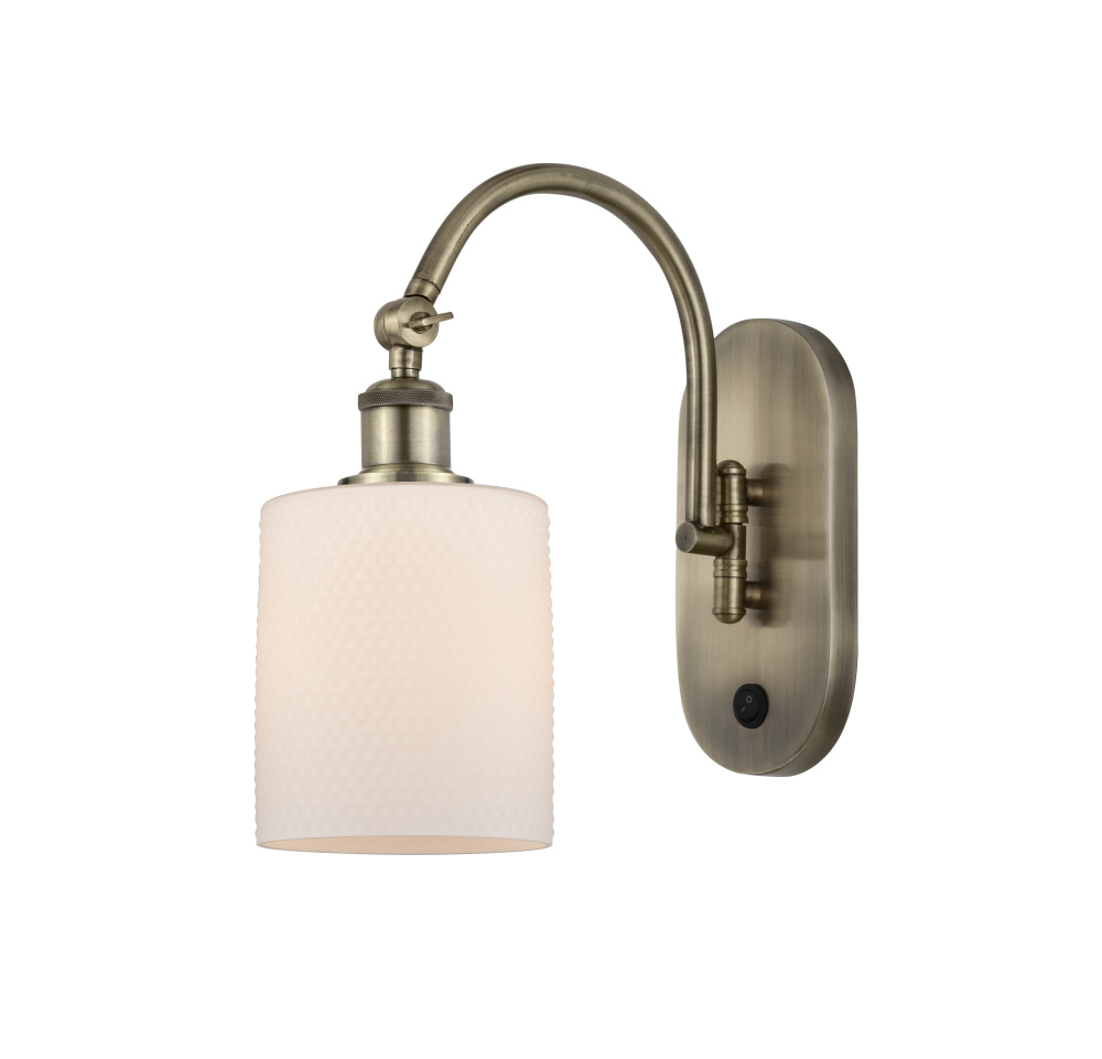 Cobbleskill - 1 Light - 5 inch - Antique Brass - Adjustable - Sconce
