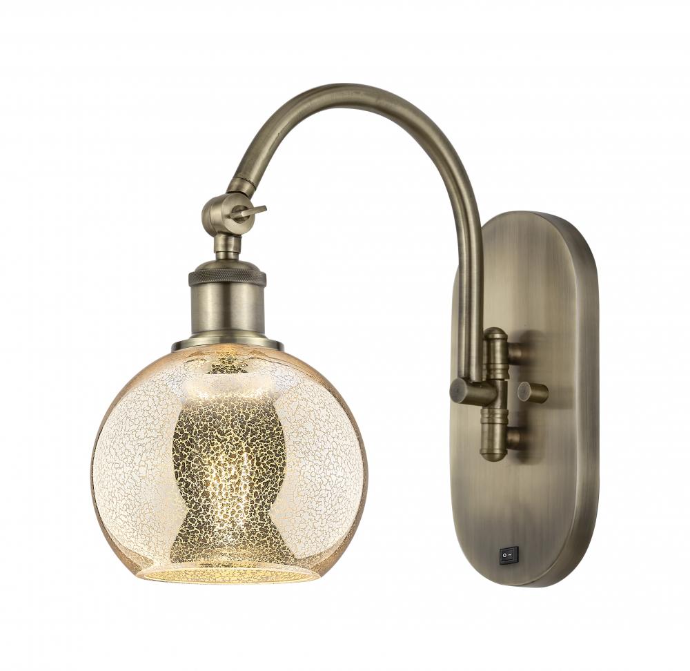 Athens - 1 Light - 6 inch - Antique Brass - Sconce