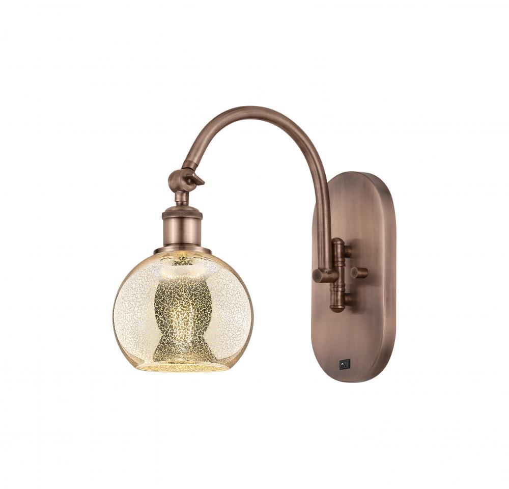 Athens - 1 Light - 6 inch - Antique Copper - Sconce
