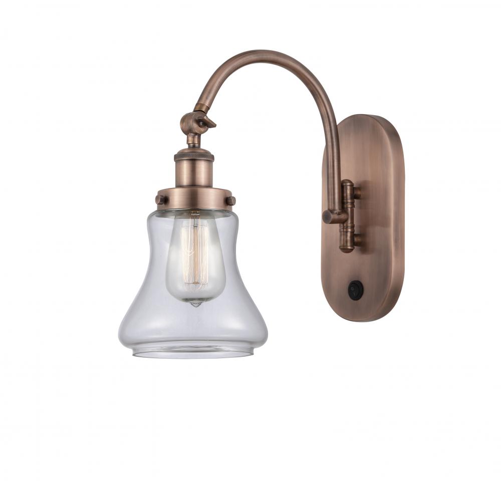 Bellmont - 1 Light - 7 inch - Antique Copper - Adjustable Swing Arm