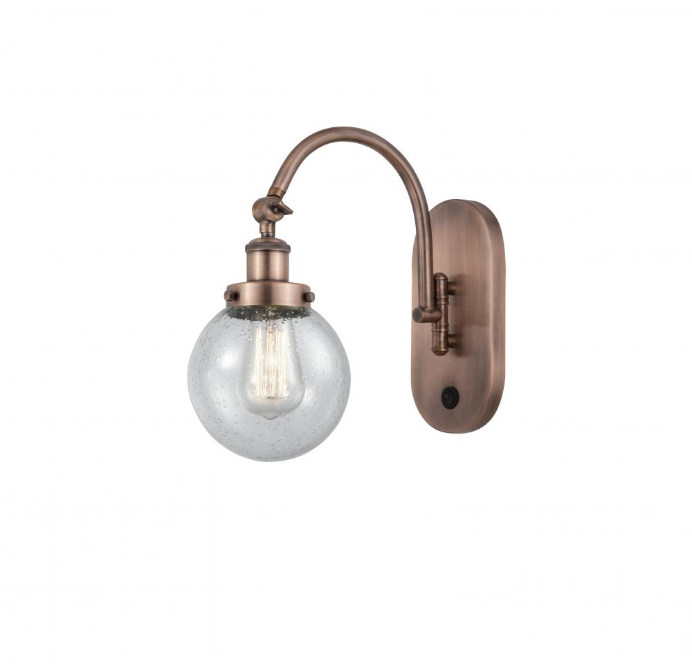 Beacon - 1 Light - 6 inch - Antique Copper - Adjustable Swing Arm