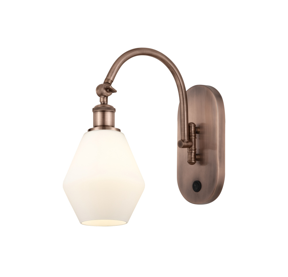 Cindyrella - 1 Light - 6 inch - Antique Copper - Adjustable - Sconce