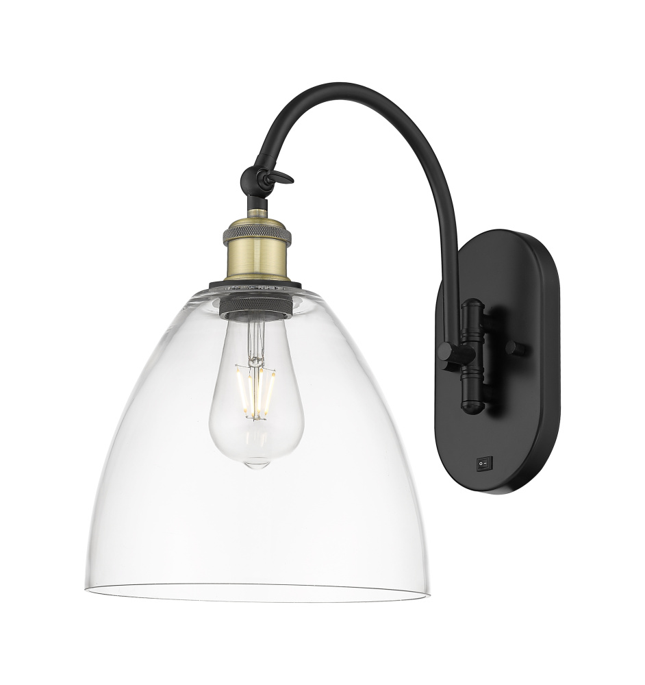 Bristol - 1 Light - 9 inch - Black Antique Brass - Sconce