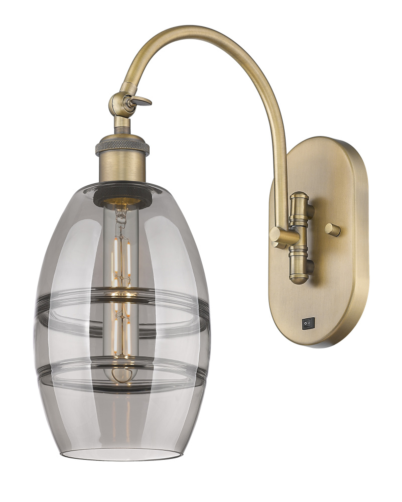 Vaz - 1 Light - 6 inch - Brushed Brass - Adjustable - Sconce