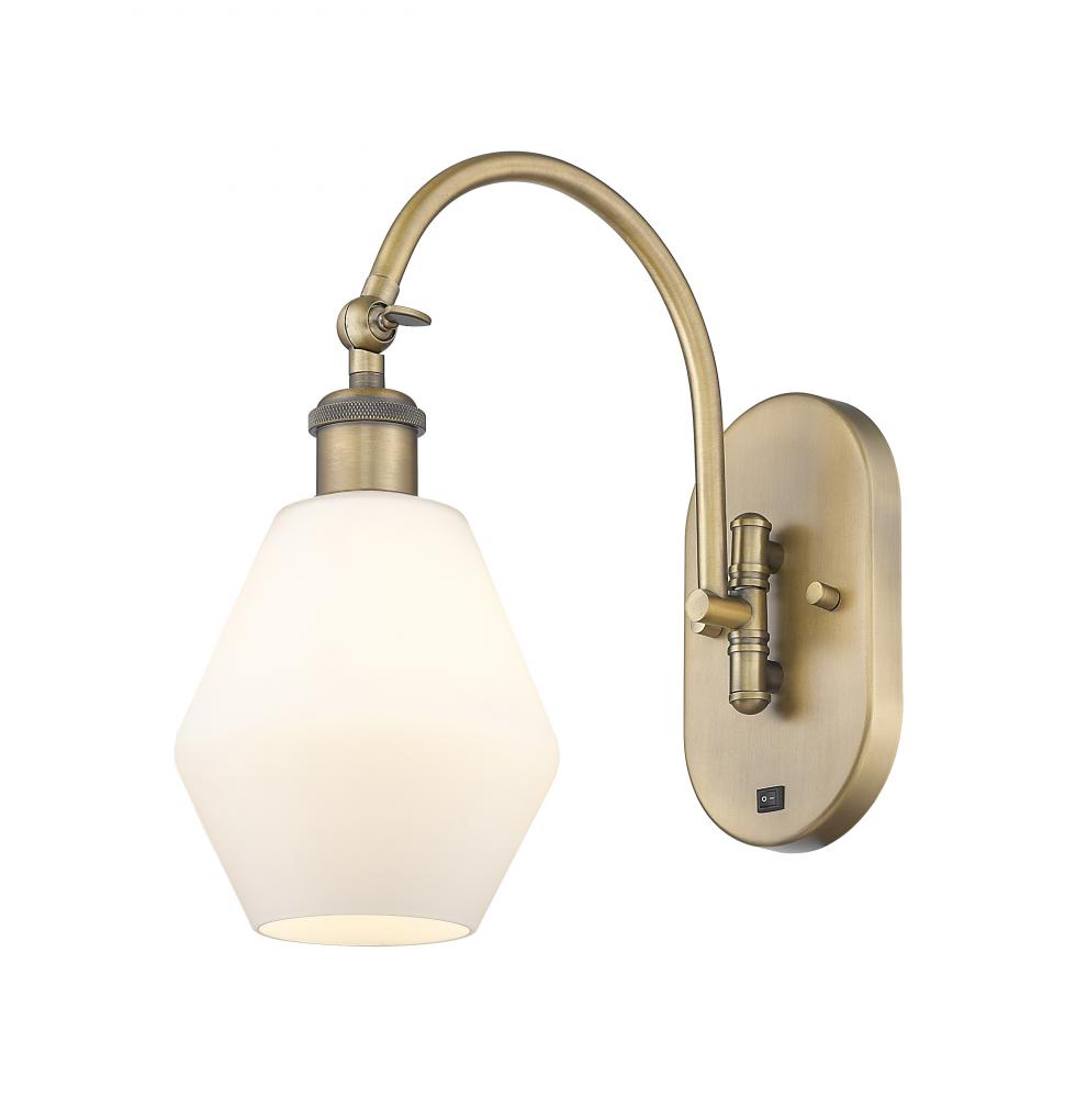 Cindyrella - 1 Light - 6 inch - Brushed Brass - Adjustable - Sconce