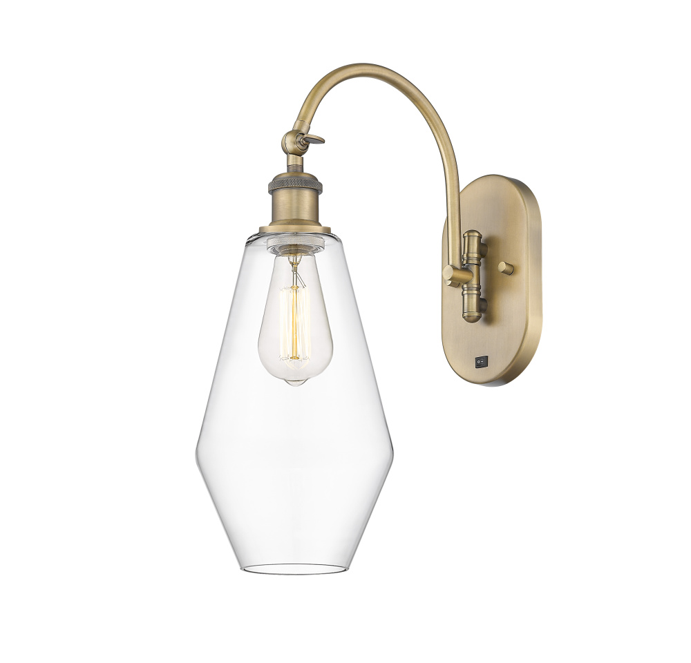 Cindyrella - 1 Light - 7 inch - Brushed Brass - Adjustable - Sconce