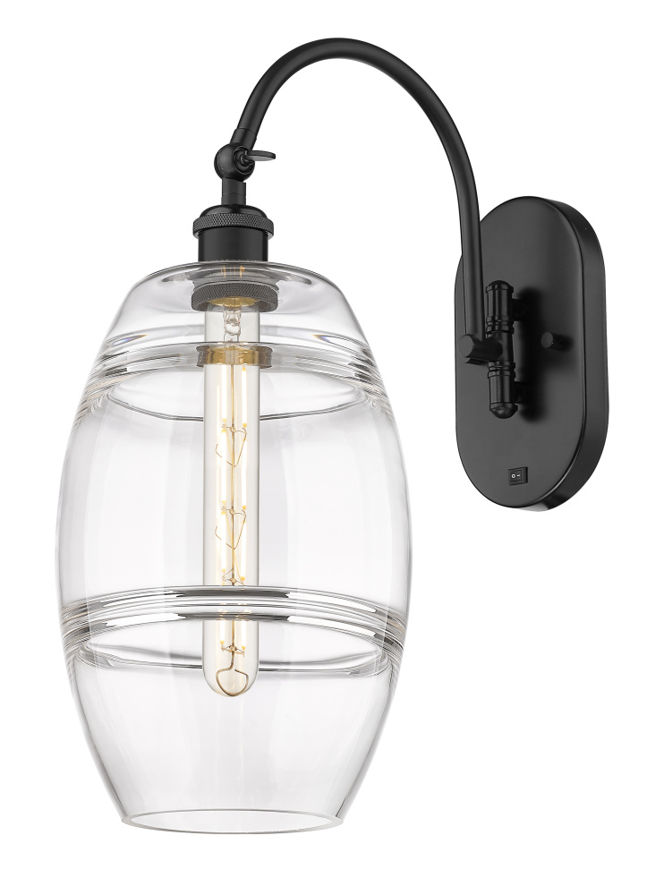 Vaz - 1 Light - 8 inch - Matte Black - Adjustable - Sconce