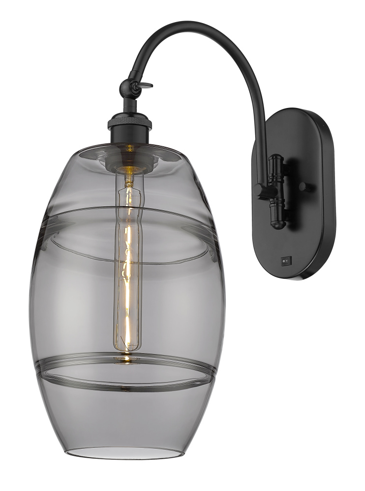 Vaz - 1 Light - 8 inch - Matte Black - Adjustable - Sconce