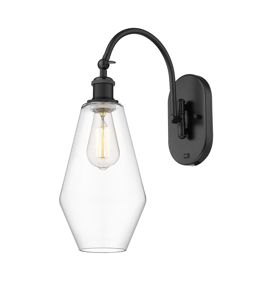 Cindyrella - 1 Light - 7 inch - Matte Black - Adjustable - Sconce