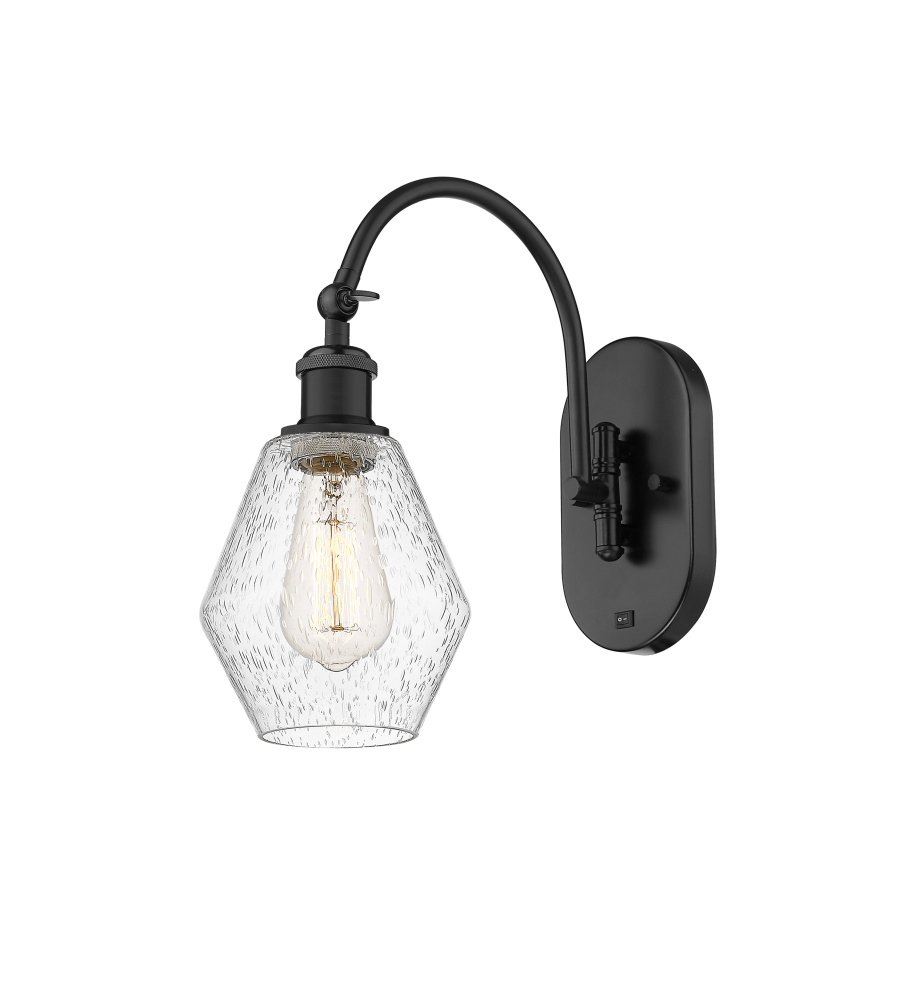 Cindyrella - 1 Light - 6 inch - Matte Black - Adjustable - Sconce