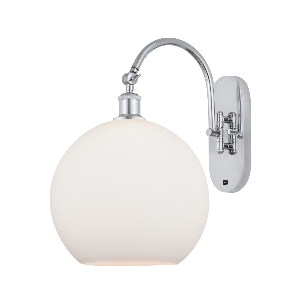 Athens - 1 Light - 12 inch - Polished Chrome - Adjustable - Sconce