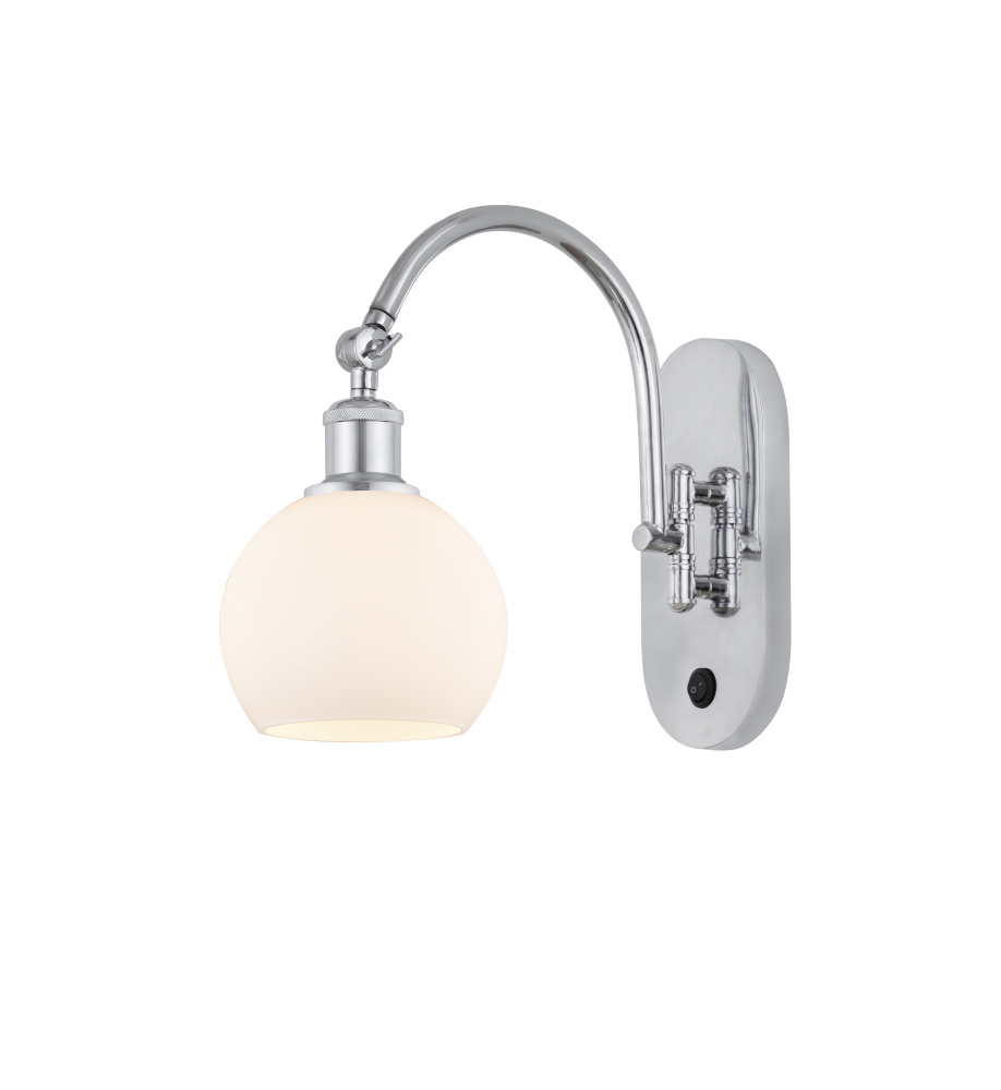 Athens - 1 Light - 6 inch - Polished Chrome - Sconce