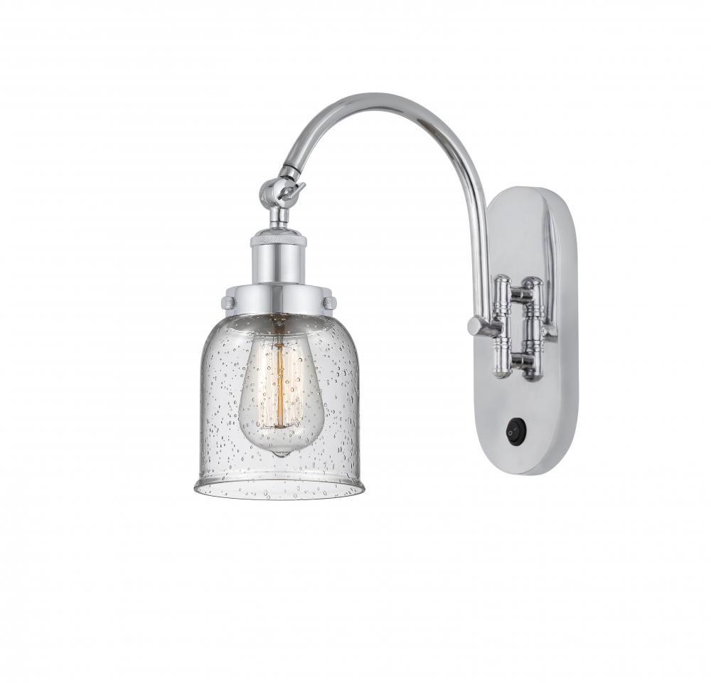 Bell - 1 Light - 5 inch - Polished Chrome - Adjustable Swing Arm