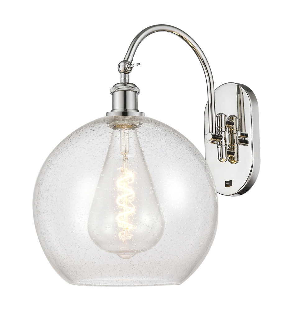 Athens - 1 Light - 12 inch - Polished Nickel - Adjustable - Sconce