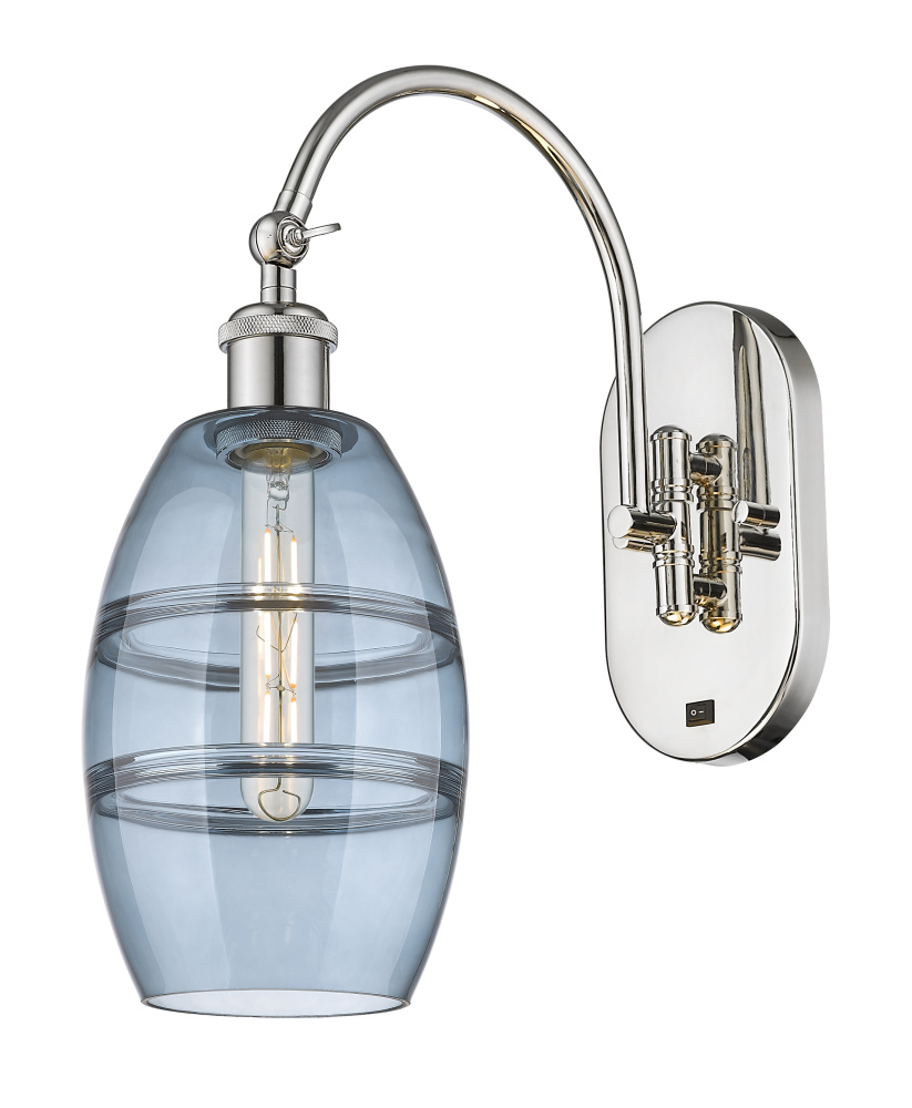 Vaz - 1 Light - 6 inch - Polished Nickel - Adjustable - Sconce