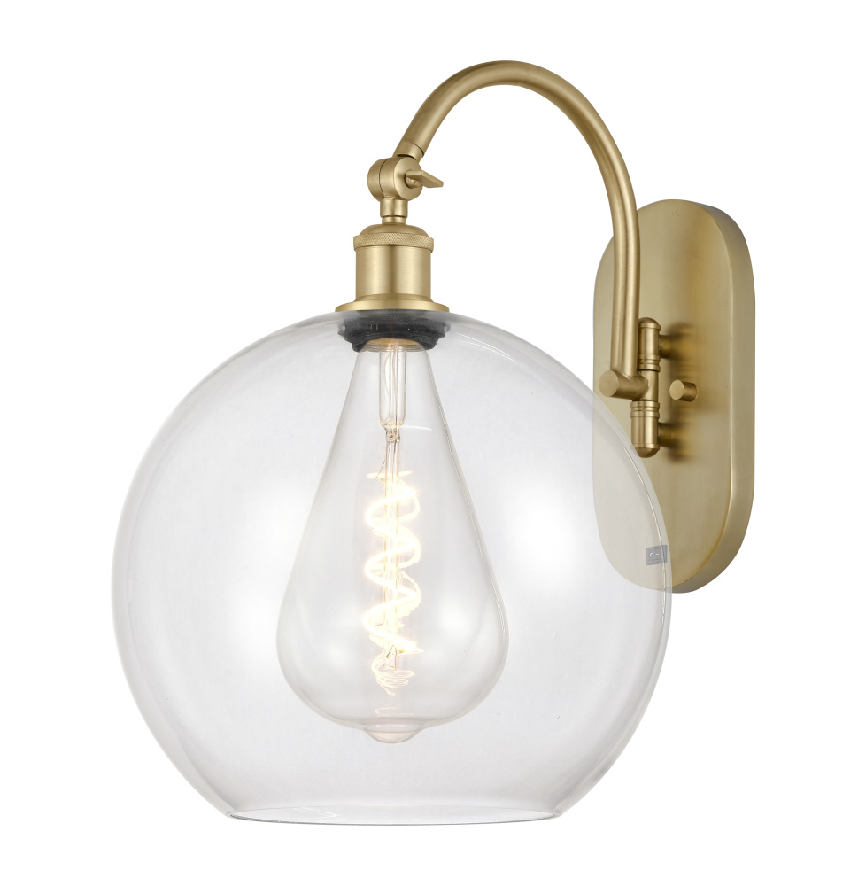 Athens - 1 Light - 12 inch - Satin Gold - Adjustable - Sconce