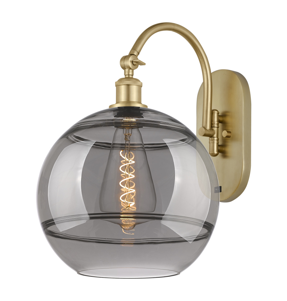 Rochester - 1 Light - 12 inch - Satin Gold - Adjustable - Sconce