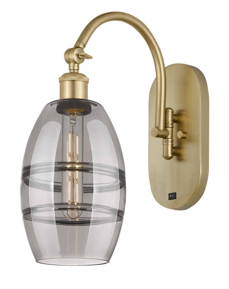 Vaz - 1 Light - 6 inch - Satin Gold - Adjustable - Sconce