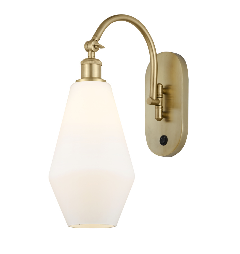 Cindyrella - 1 Light - 7 inch - Satin Gold - Adjustable - Sconce
