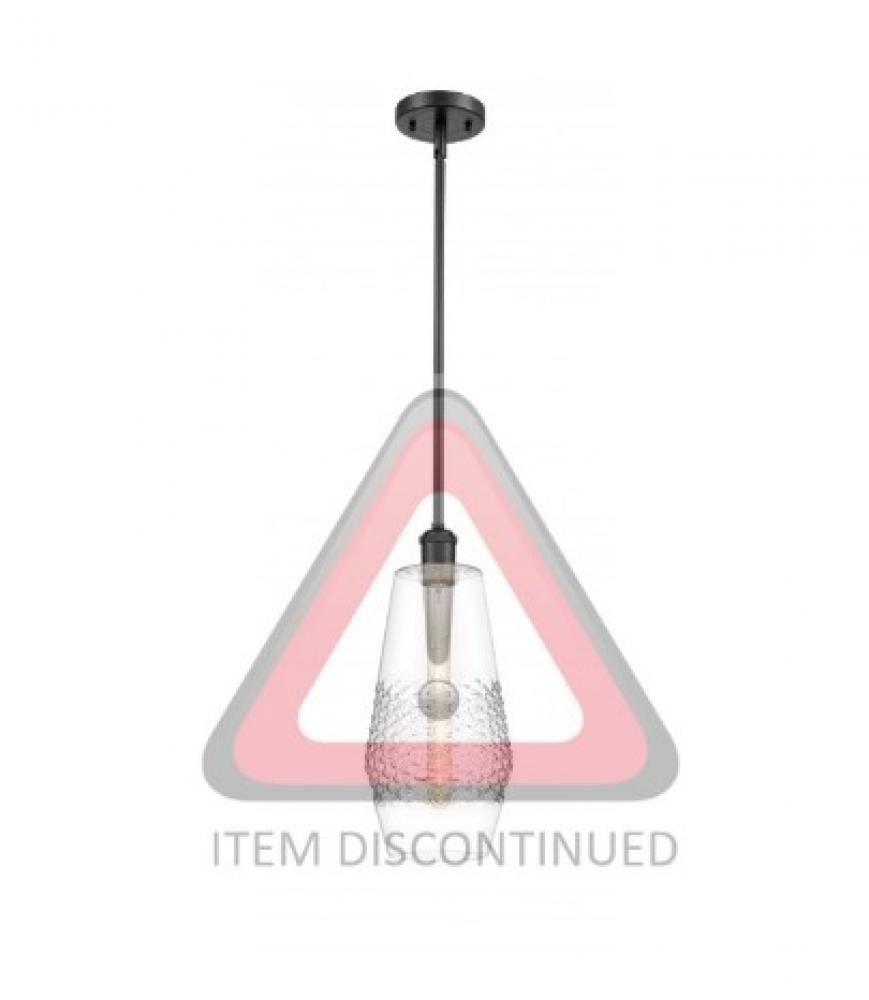 **Discontinued** Windham - 1 Light - 7 inch - Matte Black - Mini Pendant