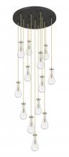 Innovations Lighting 132BK-451-1P-CB-G451-5CL - Owego - 13 Light - 32 inch - Champagne Bronze - Multi Pendant