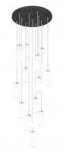Innovations Lighting 132BK-451-1P-SN-G451-7GWH - Owego - 13 Light - 32 inch - Brushed Satin Nickel - Multi Pendant