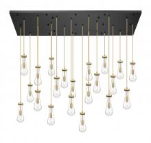 Innovations Lighting 172BK-451-1P-BB-G451-4CL - Owego - 21 Light - 71 inch - Brushed Brass - Multi Pendant