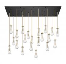 Innovations Lighting 172BK-451-1P-CB-G451-4CL - Owego - 21 Light - 71 inch - Champagne Bronze - Multi Pendant