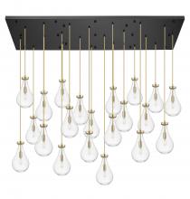 Innovations Lighting 172BK-451-1P-CB-G451-7CL - Owego - 21 Light - 71 inch - Champagne Bronze - Multi Pendant