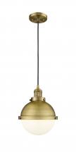Innovations Lighting 201C-BB-HFS-81-BB - Hampden - 1 Light - 9 inch - Brushed Brass - Cord hung - Mini Pendant