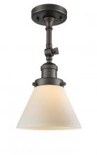 Innovations Lighting 201F-OB-G41 - Cone - 1 Light - 8 inch - Oil Rubbed Bronze - Adjustable Semi-Flush Mount