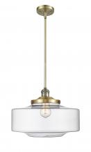 Innovations Lighting 201S-AB-G692-16-LED - Bridgeton - 1 Light - 16 inch - Antique Brass - Stem Hung - Mini Pendant