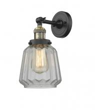 Innovations Lighting 203-BAB-G142 - Chatham - 1 Light - 7 inch - Black Antique Brass - Adjustable Sconce