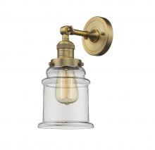 Innovations Lighting 203-BB-G182 - Canton - 1 Light - 7 inch - Brushed Brass - Adjustable Sconce