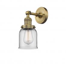 Innovations Lighting 203-BB-G52 - Bell - 1 Light - 5 inch - Brushed Brass - Adjustable Sconce