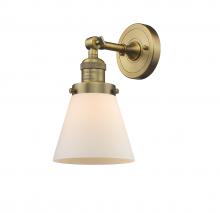 Innovations Lighting 203-BB-G61 - Cone - 1 Light - 6 inch - Brushed Brass - Adjustable Sconce