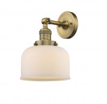 Innovations Lighting 203-BB-G71 - Bell - 1 Light - 8 inch - Brushed Brass - Adjustable Sconce