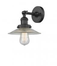 Innovations Lighting 203-OB-G2 - Halophane - 1 Light - 9 inch - Oil Rubbed Bronze - Adjustable Sconce