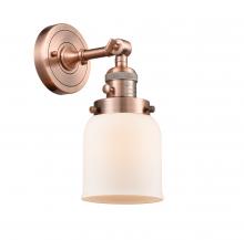 Innovations Lighting 203SW-AC-G51 - Bell - 1 Light - 5 inch - Antique Copper - Adjustable Sconce