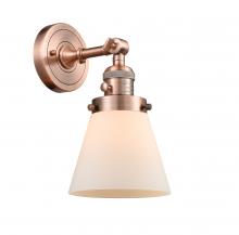 Innovations Lighting 203SW-AC-G61 - Cone - 1 Light - 6 inch - Antique Copper - Adjustable Sconce