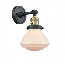Innovations Lighting 203SW-BAB-G321 - Olean - 1 Light - 7 inch - Black Antique Brass - Adjustable Sconce