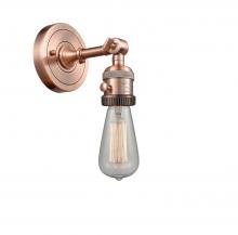 Innovations Lighting 203SW-AC - Bare Bulb - 1 Light - 5 inch - Antique Copper - Adjustable Sconce