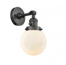 Innovations Lighting 203SW-OB-G201-6 - Beacon - 1 Light - 6 inch - Oil Rubbed Bronze - Adjustable Sconce