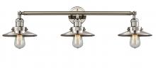 Innovations Lighting 205-PN-S-M1-LED - Railroad 3 Light Bath Vanity Light