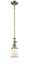 Innovations Lighting 206-AB-G181S - Canton - 1 Light - 5 inch - Antique Brass - Stem Hung - Adjustable Mini Pendant
