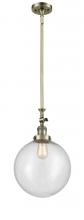 Innovations Lighting 206-AB-G204-12 - Beacon - 1 Light - 12 inch - Antique Brass - Stem Hung - Adjustable Mini Pendant